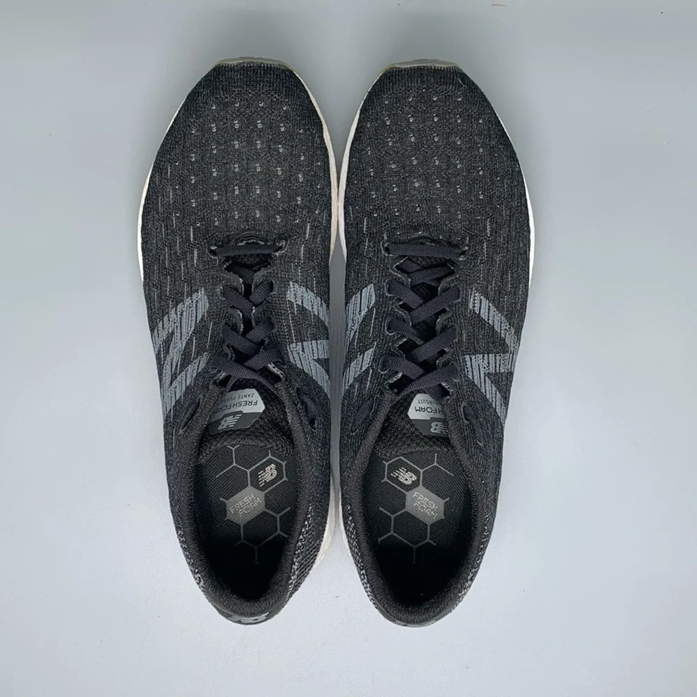New Balance Fresh Foam Zante Black Running Shoes MZANPBK Men's Sz‎ 9.5D